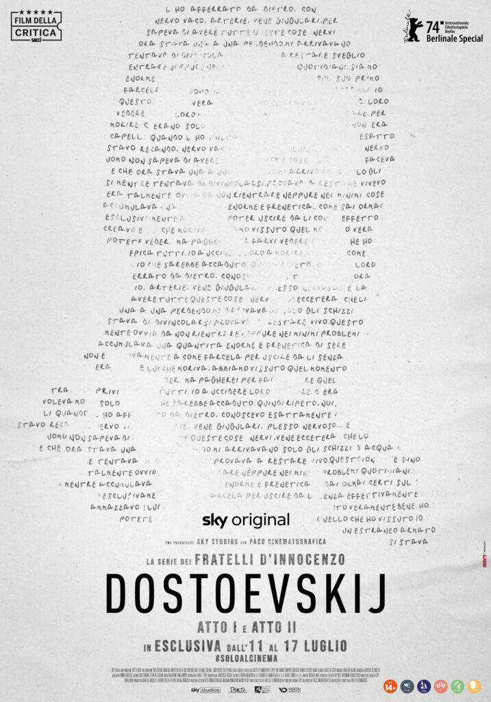 Dostoevskij, la serie Sky Original dei fratelli D’Innocenzo con Filippo Timi in anteprima a luglio nei cinema