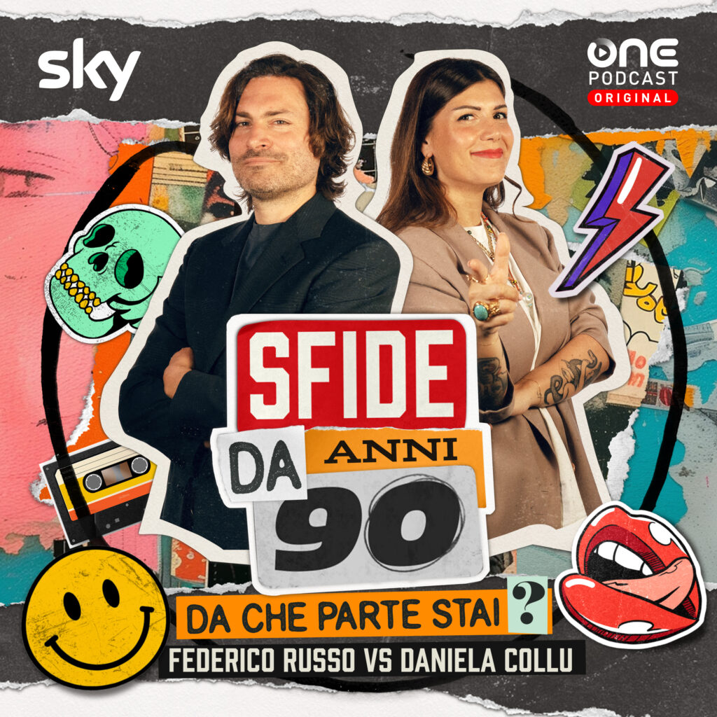 Sfide da 90, il nuovo podcast originale Sky con Federico Russo e Daniela Collu per celebrare gli anni 90